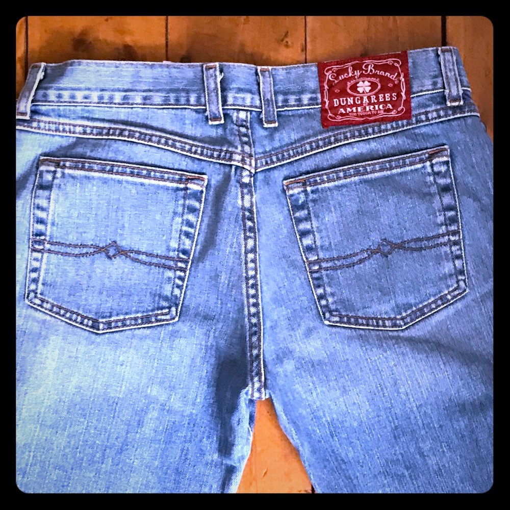 LUCKY BRAND DUNGAREES JEANS 29/28